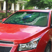 Tui Bird Koru Silver Fern Aotearoa Auto Sun Shade