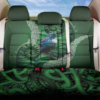 Tui Bird Koru Silver Fern Aotearoa Back Car Seat Cover LT9 One Size Green - Polynesian Pride