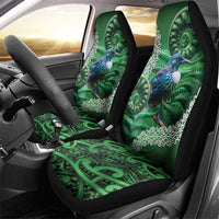 Tui Bird Koru Silver Fern Aotearoa Car Seat Cover LT9 - Polynesian Pride