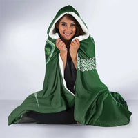 Tui Bird Koru Silver Fern Aotearoa Hooded Blanket