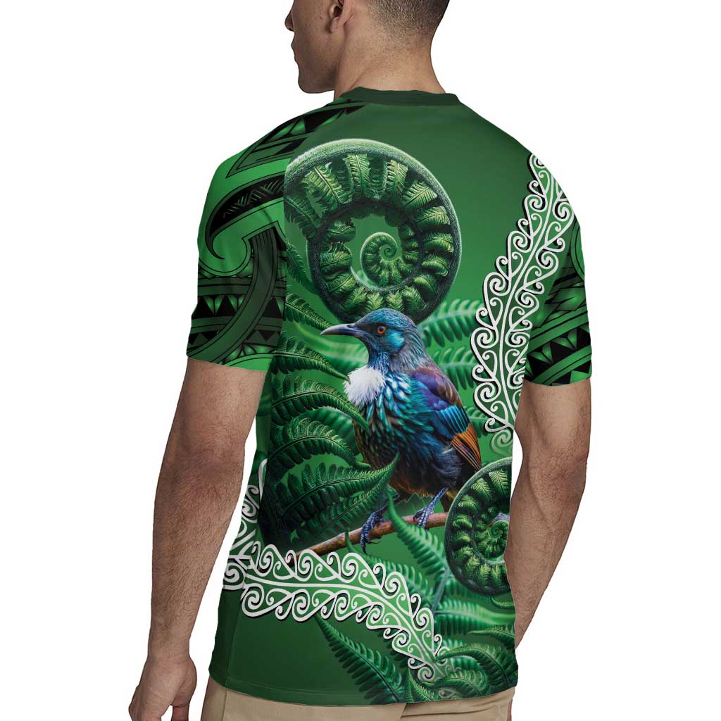 Tui Bird Koru Silver Fern Aotearoa Rugby Jersey