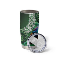 Tui Bird Koru Silver Fern Aotearoa Tumbler Cup