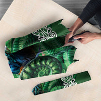 Tui Bird Koru Silver Fern Aotearoa Umbrella
