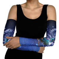Tui Bird Matariki Galaxy Arm Sleeves Koru Silver Fern Aotearoa