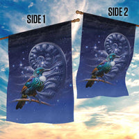 Tui Bird Matariki Galaxy Garden Flag Koru Silver Fern Aotearoa
