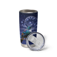 Tui Bird Matariki Galaxy Tumbler Cup Koru Silver Fern Aotearoa LT9 - Polynesian Pride