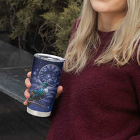 Tui Bird Matariki Galaxy Tumbler Cup Koru Silver Fern Aotearoa LT9 - Polynesian Pride