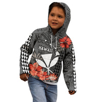 Hawaii Kanaka Maoli Kid Hoodie Polynesian Vintage Vibes LT9 - Polynesian Pride