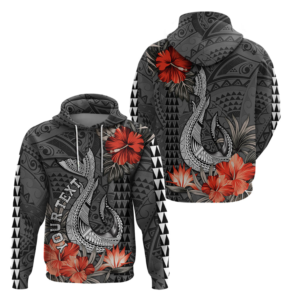 Custom Hawaii Fish Hook Hoodie Polynesian Vintage Vibes LT9 - Polynesian Pride