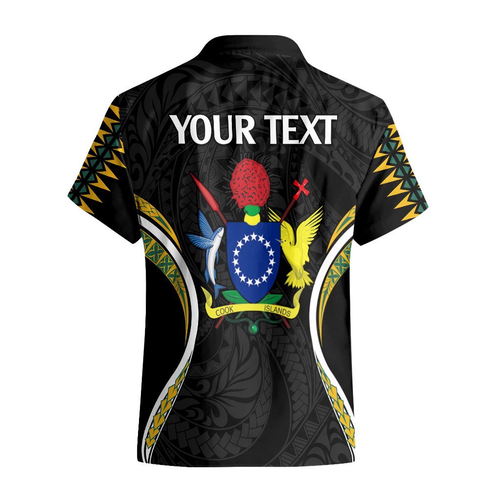 Personalised Polynesian Pride Cook Islands Hawaiian Shirt Tribal Wave Style LT9 - Polynesian Pride
