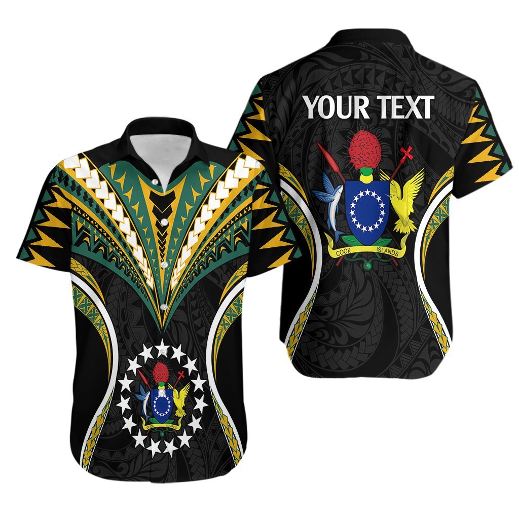 Personalised Polynesian Pride Cook Islands Hawaiian Shirt Tribal Wave Style LT9 - Polynesian Pride