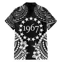 Cook Islands Ra o te Ui Ariki Est 1967 Family Matching Off Shoulder Maxi Dress and Hawaiian Shirt LT9 - Polynesian Pride