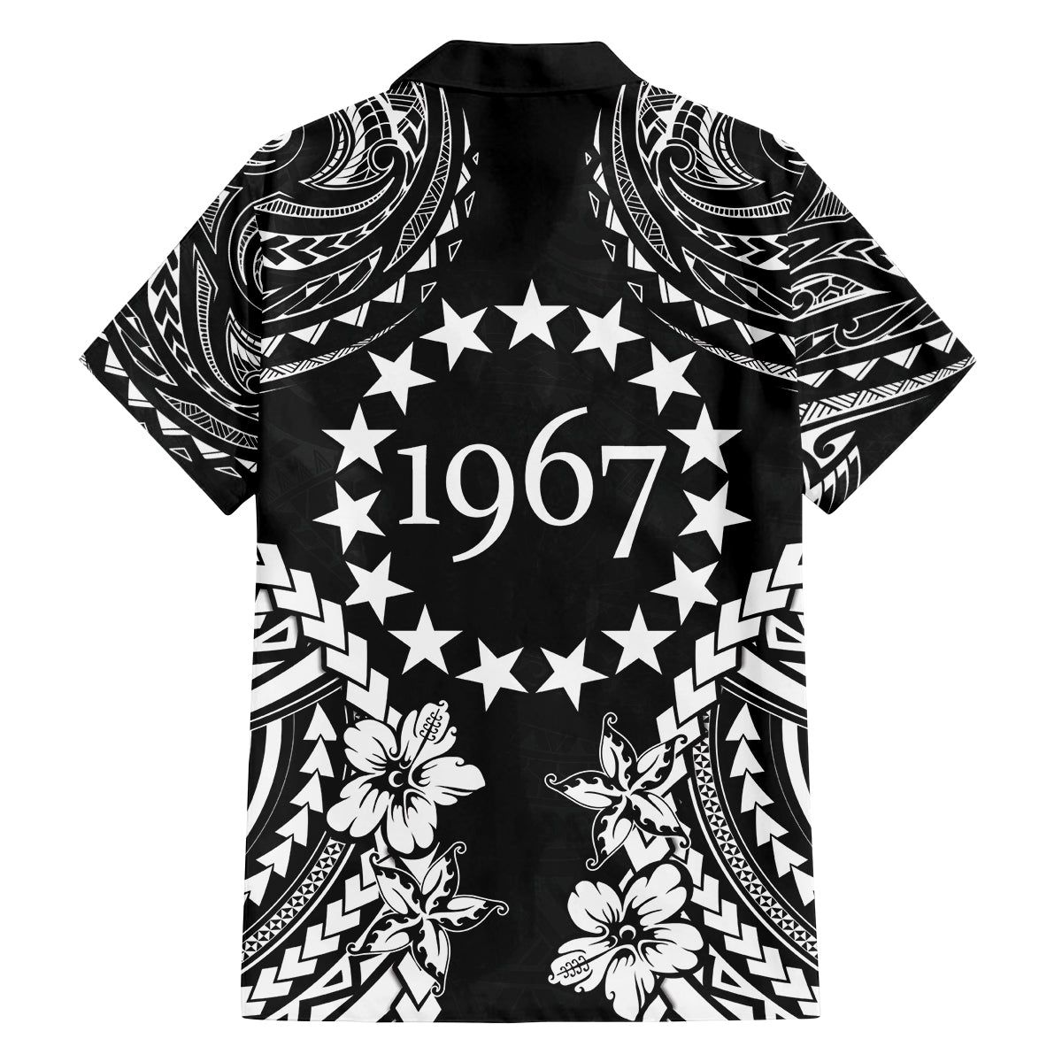 Cook Islands Ra o te Ui Ariki Est 1967 Family Matching Tank Maxi Dress and Hawaiian Shirt LT9 - Polynesian Pride