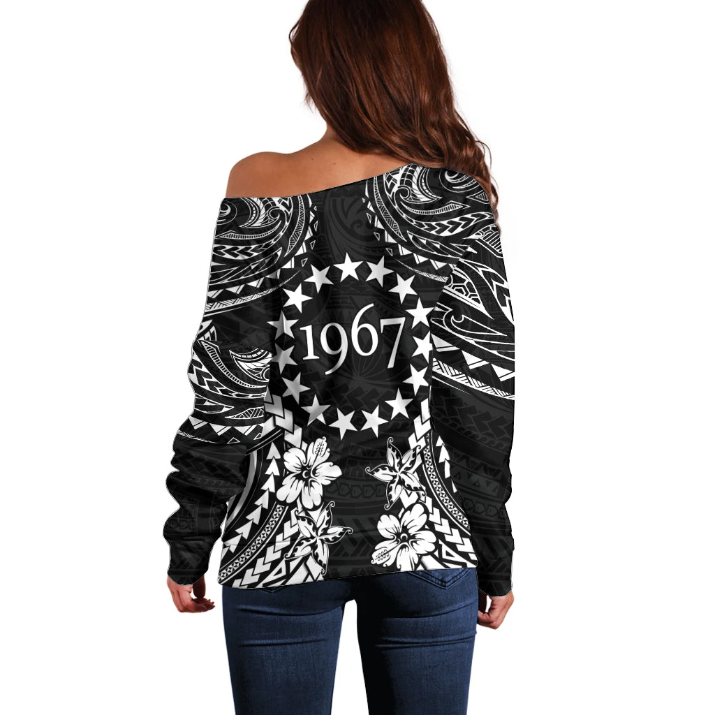 Cook Islands Ra o te Ui Ariki Est 1967 Off Shoulder Sweater