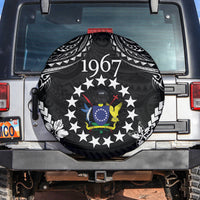 Cook Islands Ra o te Ui Ariki Est 1967 Spare Tire Cover LT9 Black - Polynesian Pride