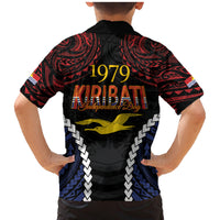 Kiribati 45th Anniversary Independence Day Family Matching Mermaid Dress and Hawaiian Shirt Since 1979 LT9 - Polynesian Pride