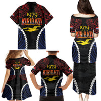 Kiribati 45th Anniversary Independence Day Family Matching Puletasi and Hawaiian Shirt Since 1979 LT9 - Polynesian Pride