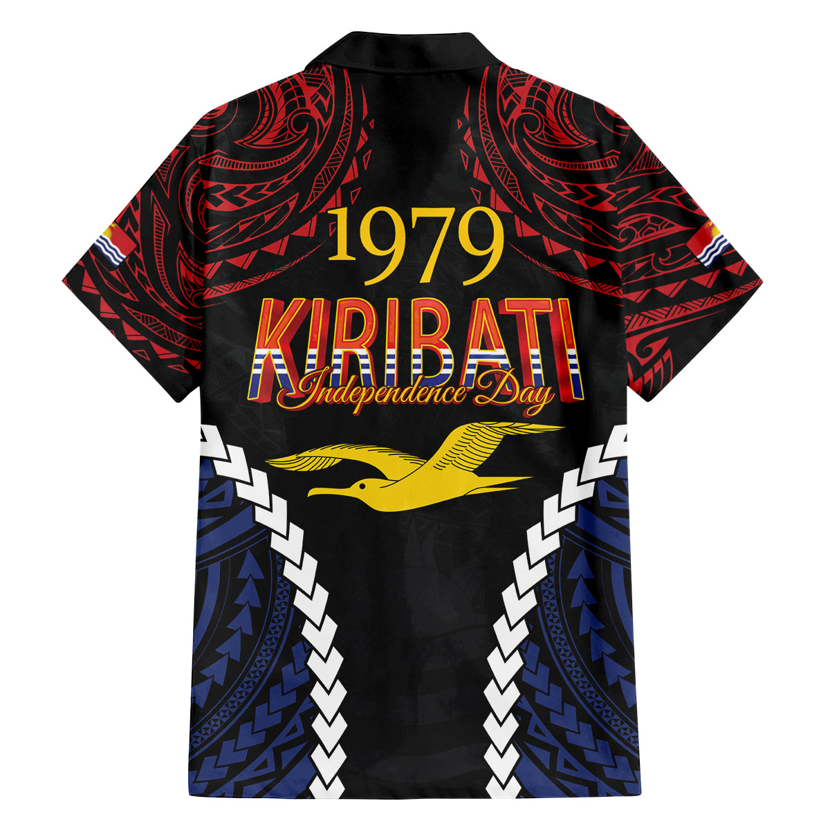 Kiribati 45th Anniversary Independence Day Family Matching Puletasi and Hawaiian Shirt Since 1979 LT9 - Polynesian Pride