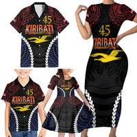 Kiribati 45th Anniversary Independence Day Family Matching Short Sleeve Bodycon Dress and Hawaiian Shirt Since 1979 LT9 - Polynesian Pride