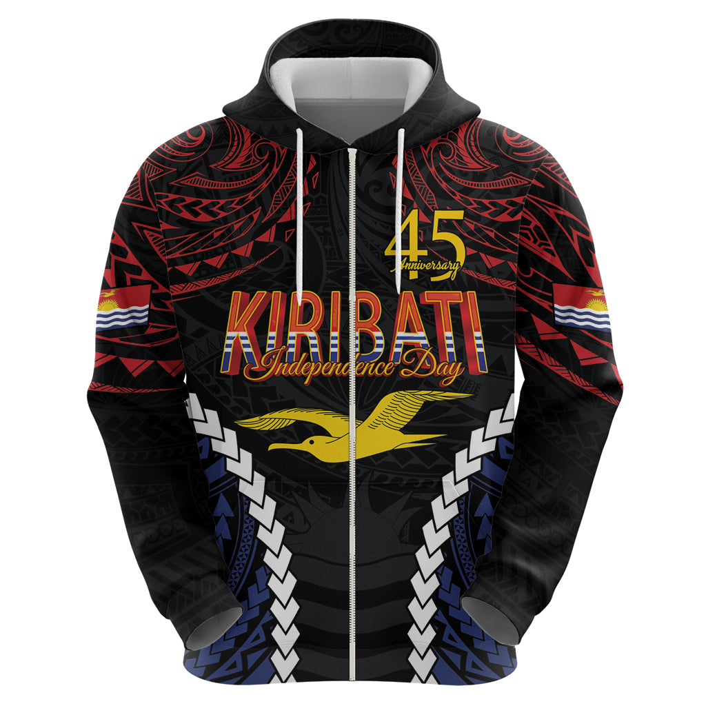 Kiribati 45th Anniversary Independence Day Zip Hoodie Since 1979 LT9 - Polynesian Pride