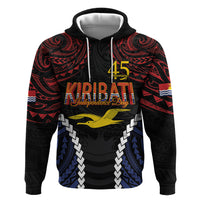 Kiribati 45th Anniversary Independence Day Zip Hoodie Since 1979 LT9 Pullover Hoodie Black - Polynesian Pride