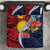Flag of Kiribati Polynesian Pattern Bedding Set Est 1979 With Tropical Flowers
