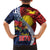 Flag of Kiribati Polynesian Pattern Family Matching Tank Maxi Dress and Hawaiian Shirt Est 1979 With Tropical Flowers