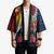 Flag of Kiribati Polynesian Pattern Kimono Est 1979 With Tropical Flowers - Polynesian Pride