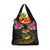 Kiribati Independence Day Personalised Grocery Bag Gold Frigatebird with Polynesian Pattern