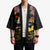 Kiribati Independence Day Personalised Kimono Gold Frigatebird with Polynesian Pattern - Polynesian Pride