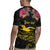 Kiribati Independence Day Personalised Rugby Jersey Gold Frigatebird with Polynesian Pattern