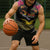 Kiribati Independence Day Personalised Sleeveless Hoodie Gold Frigatebird with Polynesian Pattern - Polynesian Pride