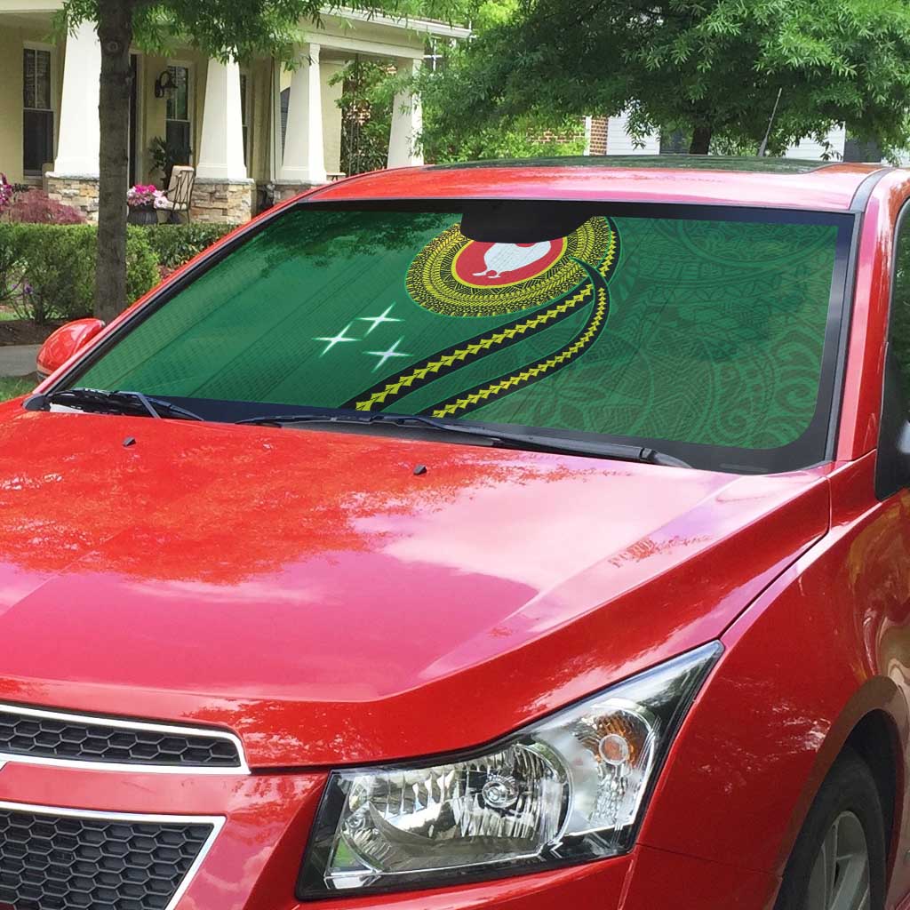 Manua Islands Polynesian Style Auto Sun Shade - Polynesian Pride