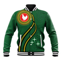 Manua Islands Polynesian Style Baseball Jacket