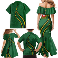 Manua Islands Polynesian Style Family Matching Mermaid Dress and Hawaiian Shirt LT9 - Polynesian Pride