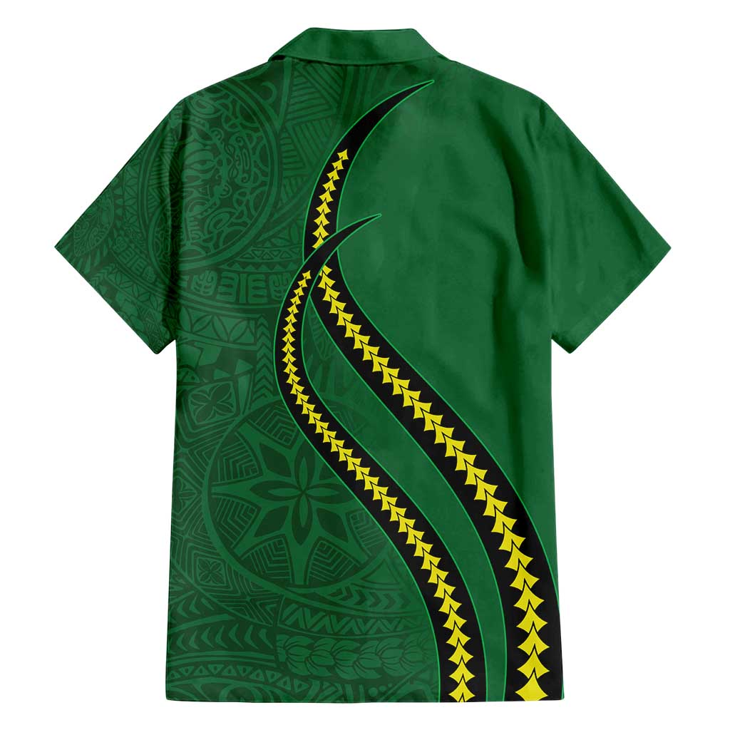 Manua Islands Polynesian Style Family Matching Off Shoulder Short Dress and Hawaiian Shirt LT9 - Polynesian Pride