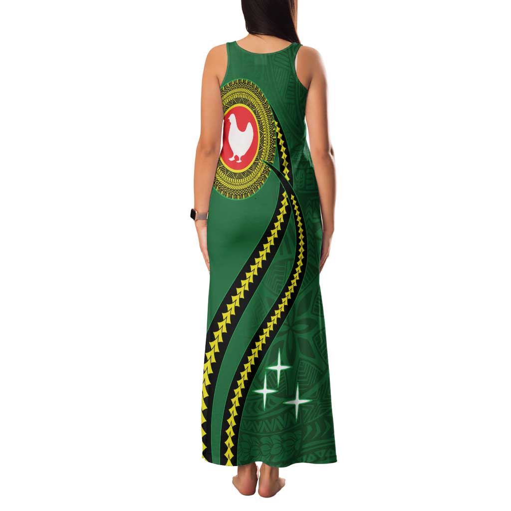 Manua Islands Polynesian Style Family Matching Tank Maxi Dress and Hawaiian Shirt LT9 - Polynesian Pride