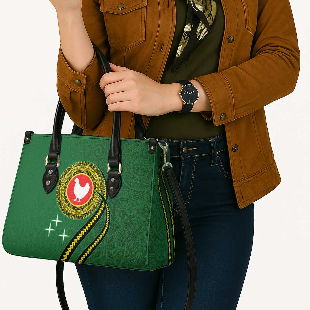 Manua Islands Polynesian Style Leather Bag - Polynesian Pride