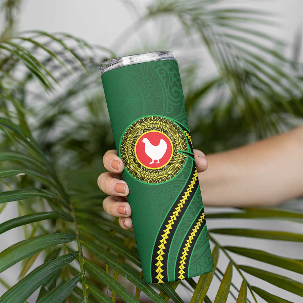 Manua Islands Polynesian Style Skinny Tumbler