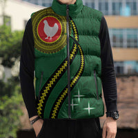 Manua Islands Polynesian Style Sleeveless Puffer Jacket - Polynesian Pride