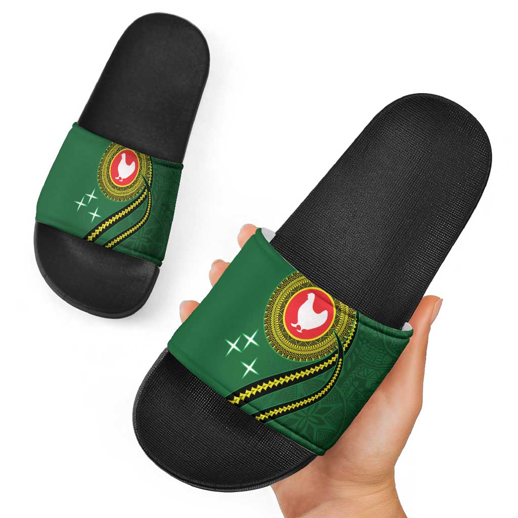 Manua Islands Polynesian Style Slide Sandals - Polynesian Pride