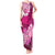 Polynesian Tank Maxi Dress Pacific Flower Mix Floral Tribal Tattoo Pink Vibe LT9 Women Pink - Polynesian Pride