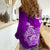 Polynesian Women Casual Shirt Pacific Flower Mix Floral Tribal Tattoo Purple Vibe LT9 - Polynesian Pride