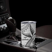 Australia-Fiji Palm and Kangaroo Tumbler Cup Polynesia Tapa Mixed Indigenous Aboriginal