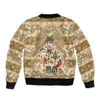 Hawai'i Kapa Christmas Bow Bomber Jacket Mele Kalikimaka LT9 - Polynesian Pride