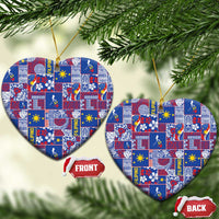 Filipino Maligayang Pasko Ceramic Ornament Pacific Patchwork Xmas Vibes - Polynesian Pride