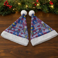 Filipino Maligayang Pasko Christmas Santa Hat Pacific Patchwork Xmas Vibes LT9 - Polynesian Pride