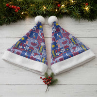Filipino Maligayang Pasko Christmas Santa Hat Pacific Patchwork Xmas Vibes LT9 - Polynesian Pride