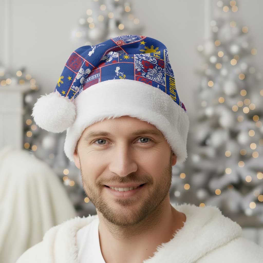 Filipino Maligayang Pasko Christmas Santa Hat Pacific Patchwork Xmas Vibes LT9 - Polynesian Pride