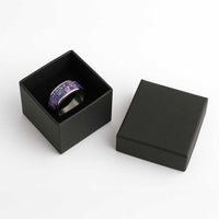 Filipino Maligayang Pasko Classic Ring Pacific Patchwork Xmas Vibes - Polynesian Pride